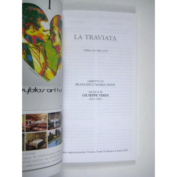 La Traviata Giuseppe Verdi 2011 Libretto Opera tre Atti Program Arena di Verona - Picture 3 of 6